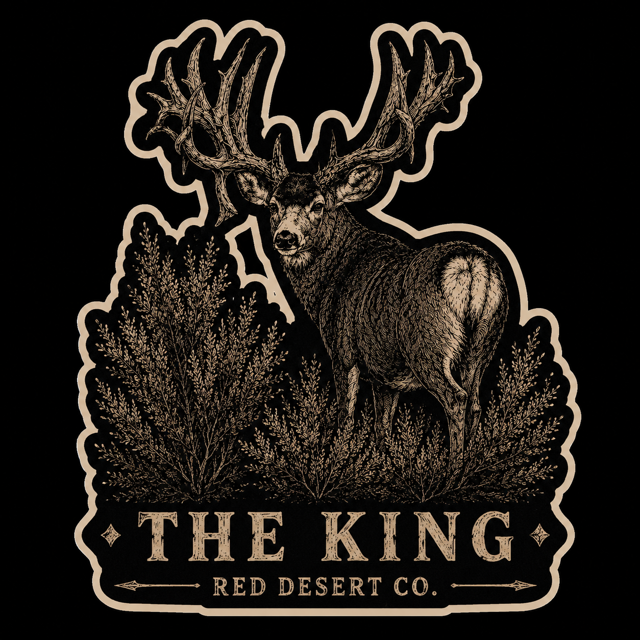 THE KING STICKER